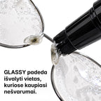 GLASSY Black - akinių valymo šepetėlis