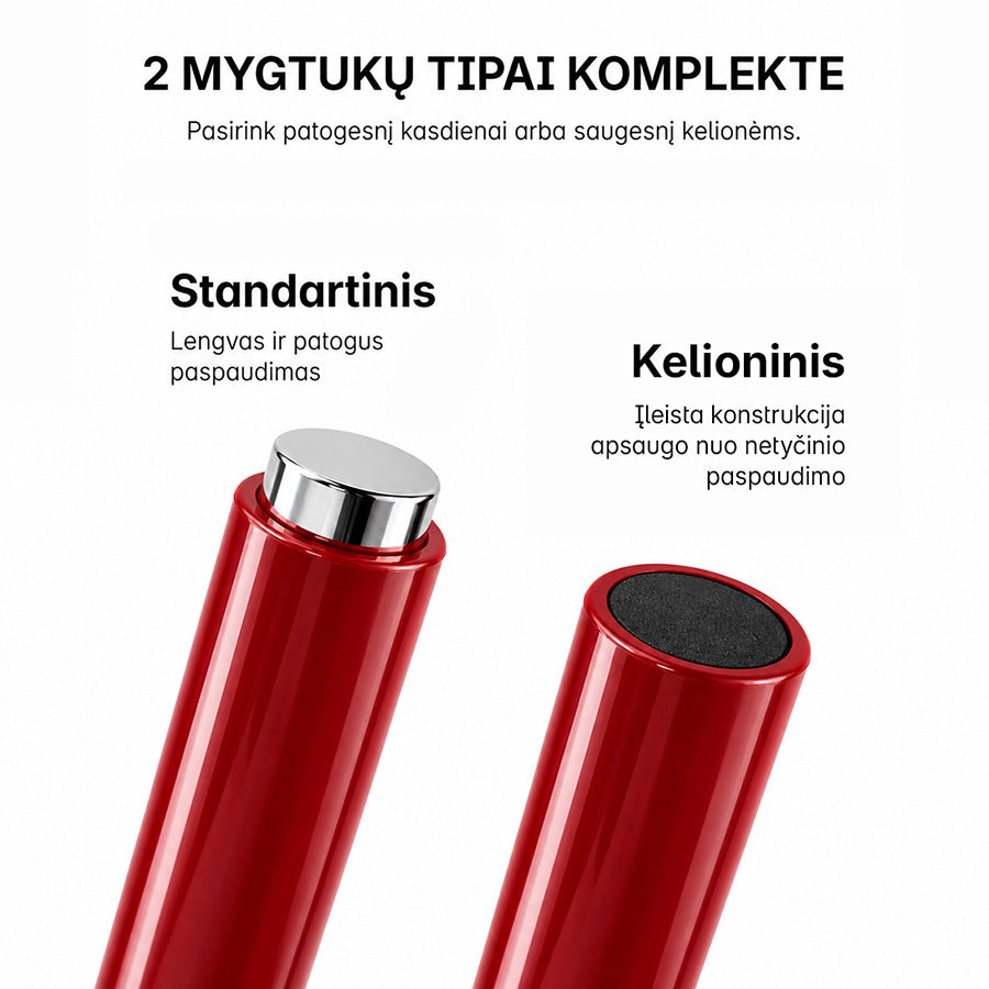 GLASSY Red - akinių valymo šepetėlis