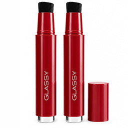2x GLASSY Red
