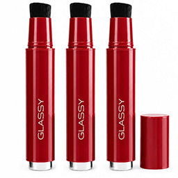 3x GLASSY Red